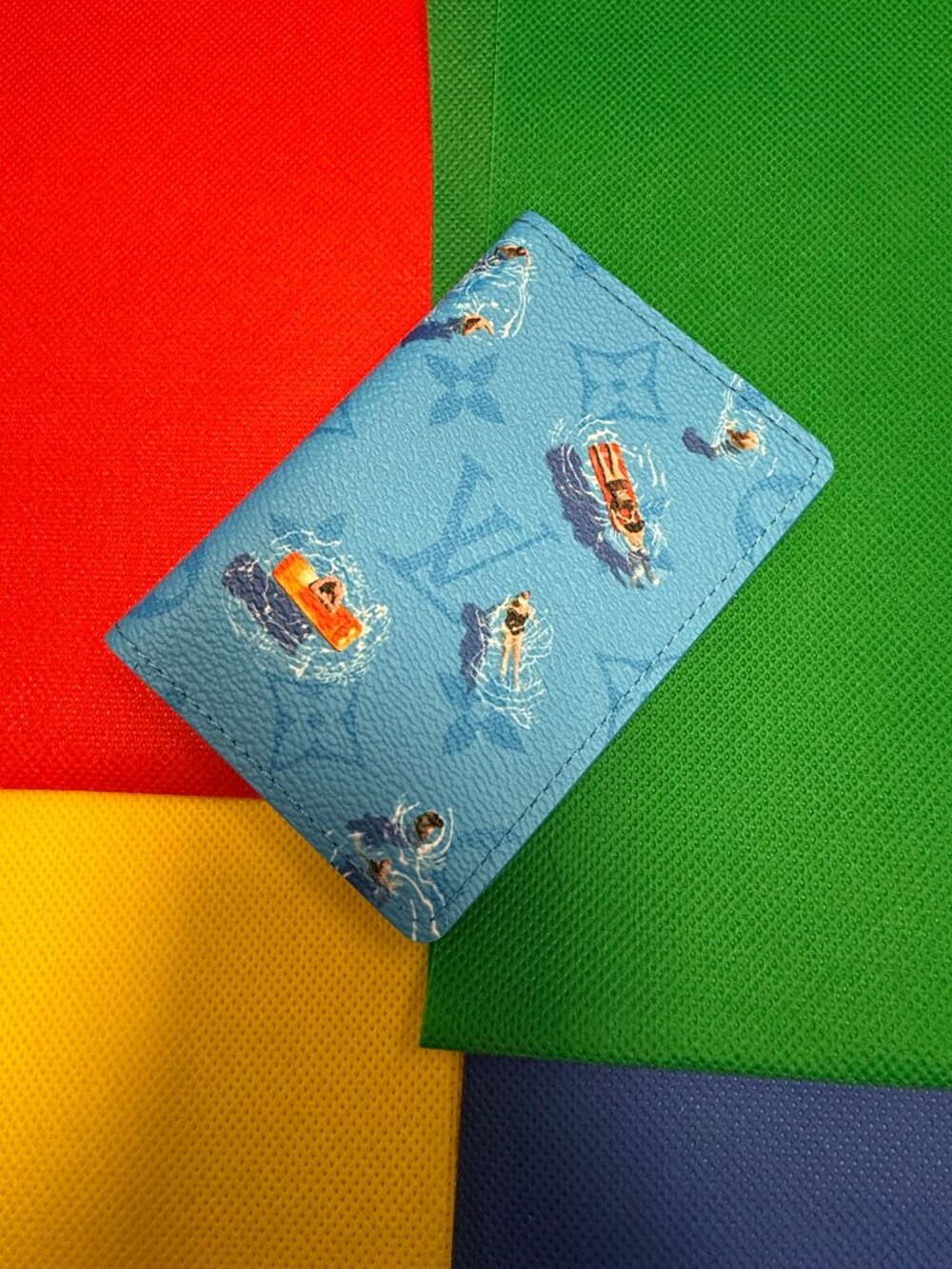 Louis Vuitton Blue Lagoon Pocket Organizer/Wallet-M14881